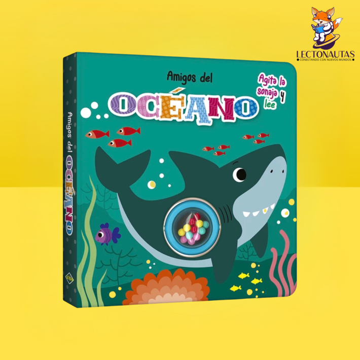 Amigos del océano – Libro con sonaja
