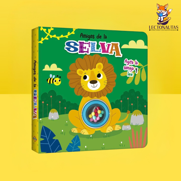 Amigos de la Selva – Libro con sonaja